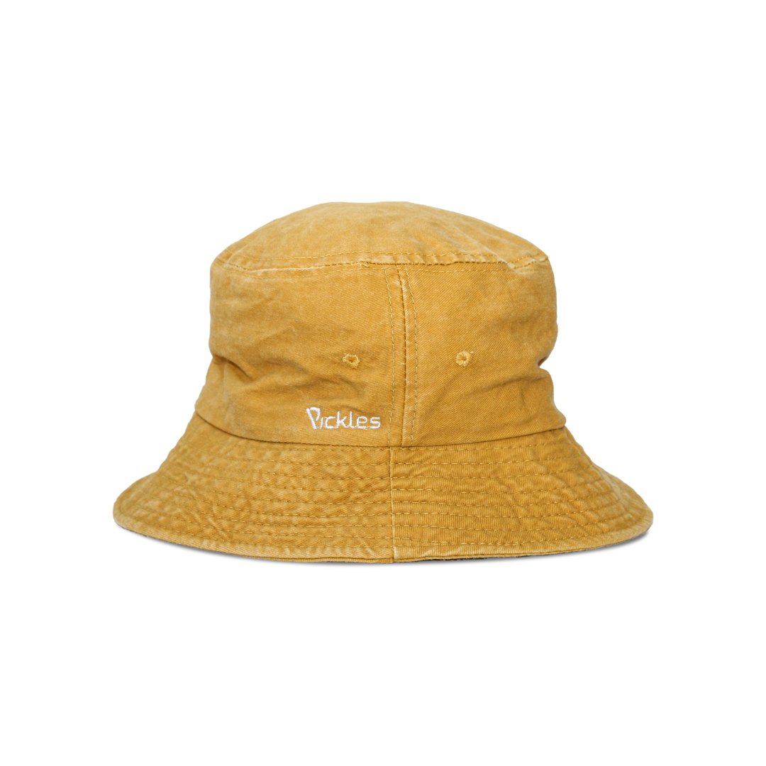 Coleção bucket hat Pickles chapéu amarelo