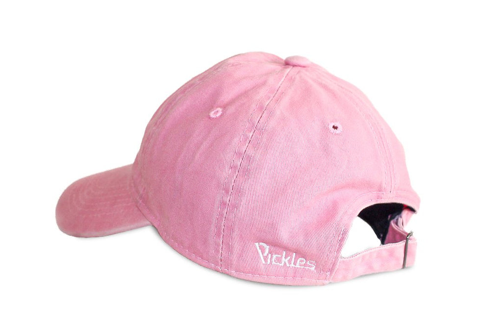 Boné Stone Wash Rosa Claro · Bordado Onda · Algodão | Pickles