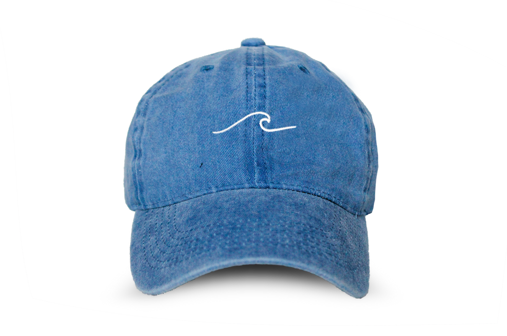Boné Stone Wash Azul · Bordado Onda · Algodão | Pickles