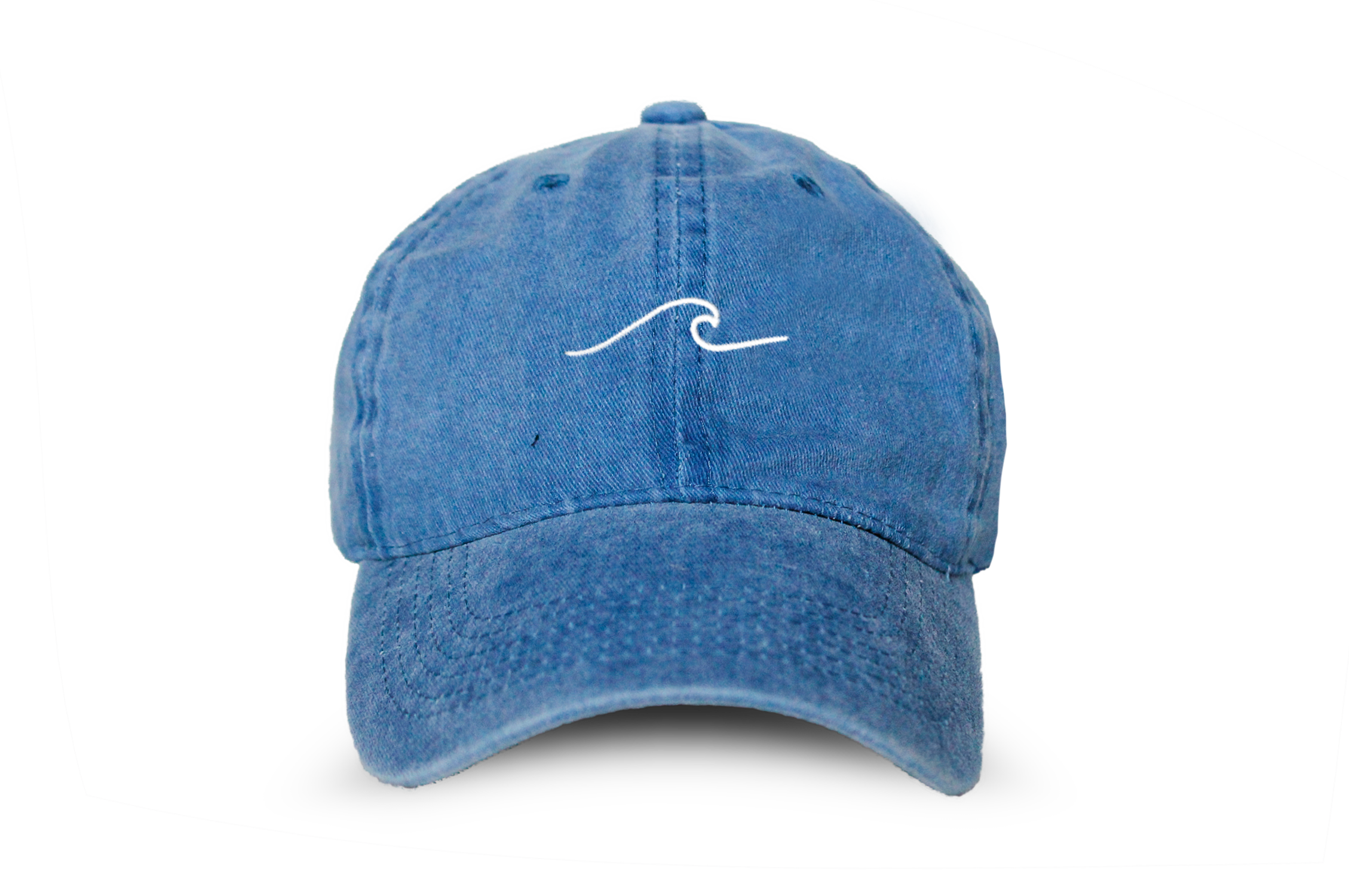 Boné Stone Wash Azul · Bordado Onda · Algodão | Pickles