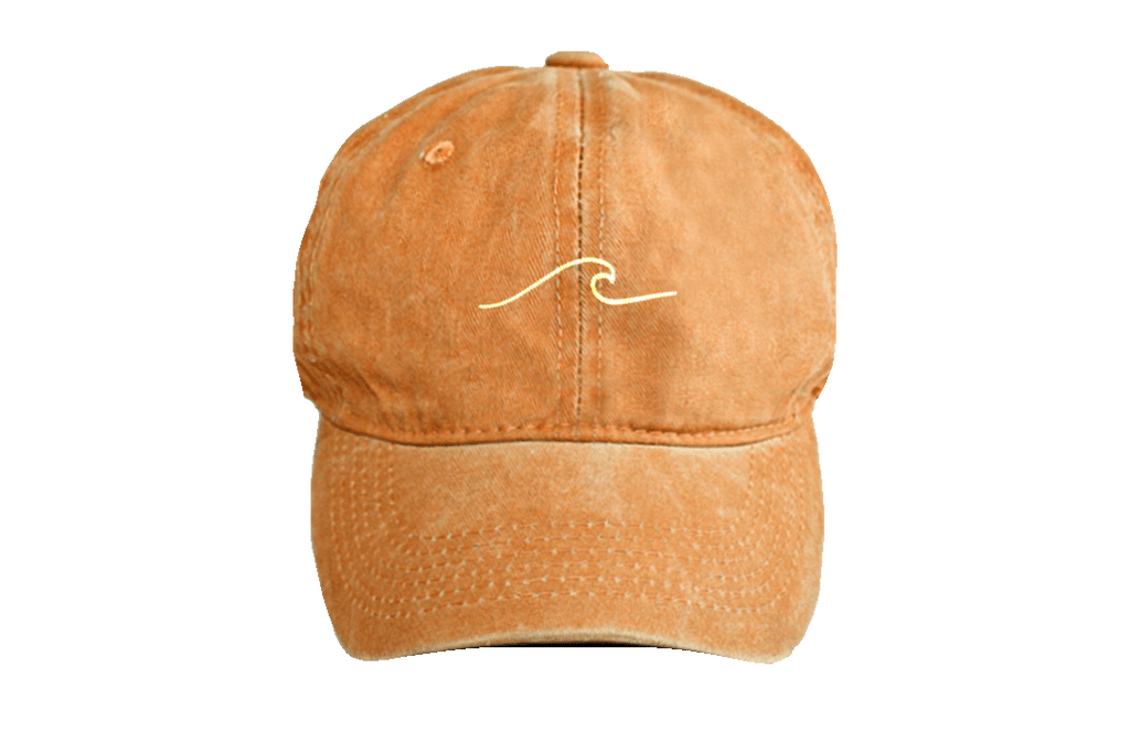 Boné Stone Wash Camel · Bordado Onda · Algodão | Pickles