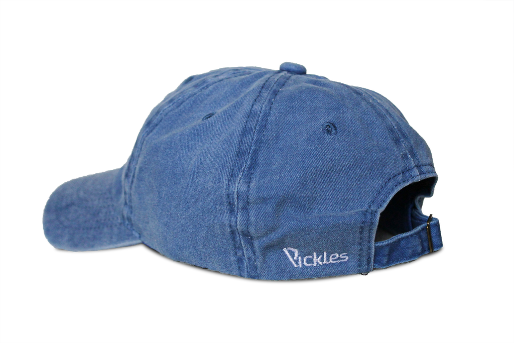 Boné Stone Wash Azul · Bordado Onda · Algodão | Pickles