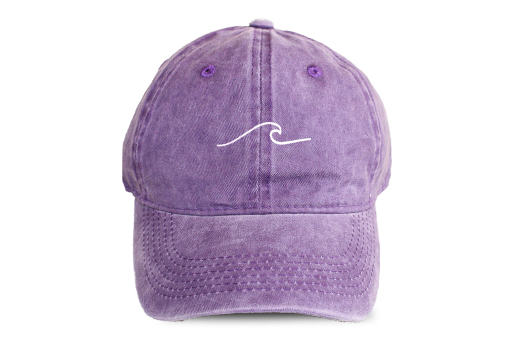 Boné Stone Wash Roxo · Bordado Onda · Algodão | Pickles