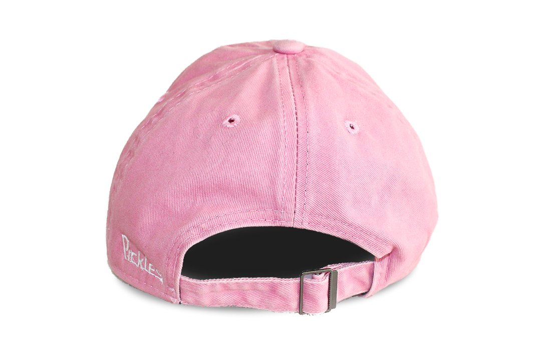 Boné Stone Wash Rosa Claro · Bordado Onda · Algodão | Pickles