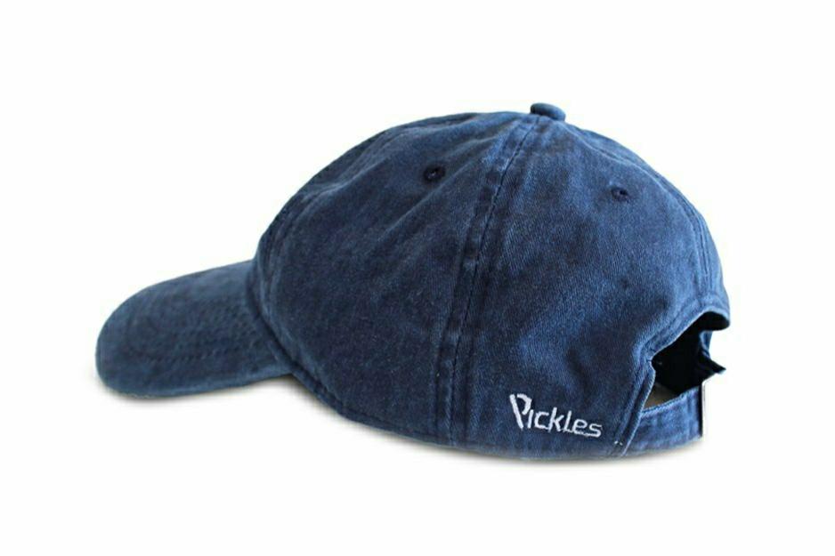 Boné Stone Wash Azul Escuro · Bordado Onda · Algodão | Pickles