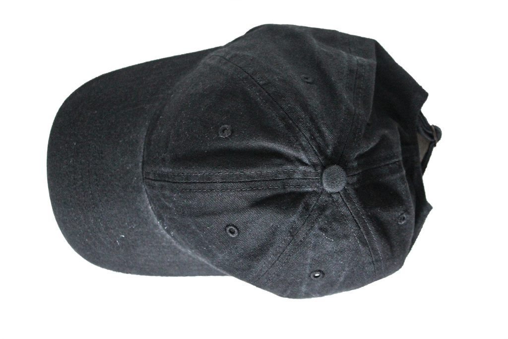 Boné de Algodão Preto · Liso · 6 Painéis | Pickles