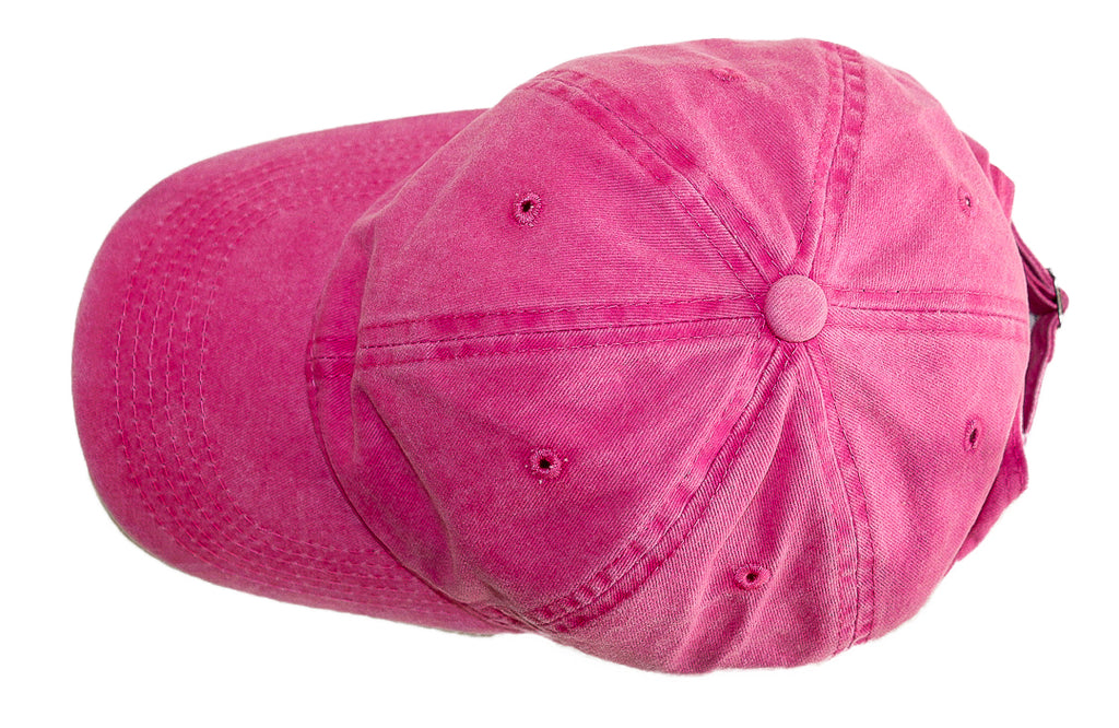 Boné de Algodão Cor de Rosa · Liso · 6 Painéis | Pickles