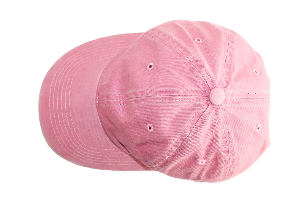 Boné de Algodão Rosa Claro · Liso · 6 Painéis | Pickles