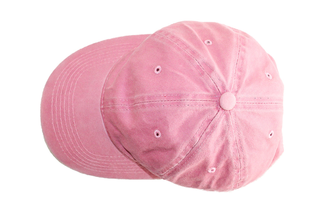 Boné de Algodão Rosa Claro · Liso · 6 Painéis | Pickles