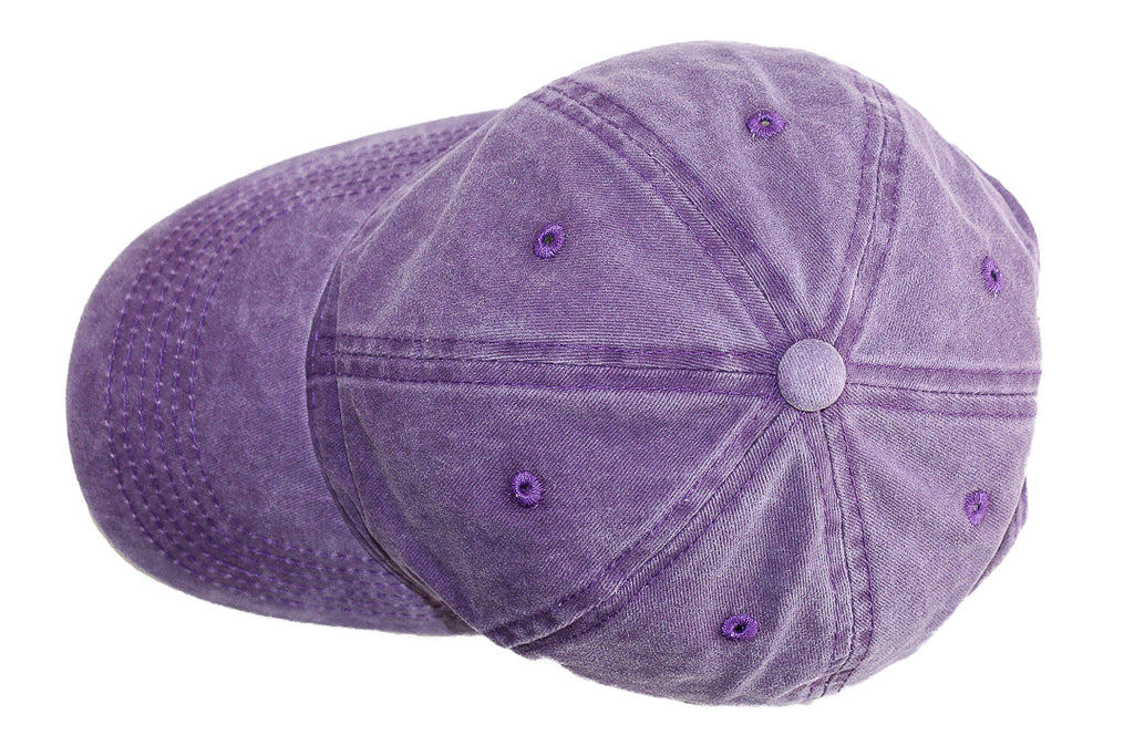 Boné de Algodão Roxo · Liso · 6 Painéis | Pickles