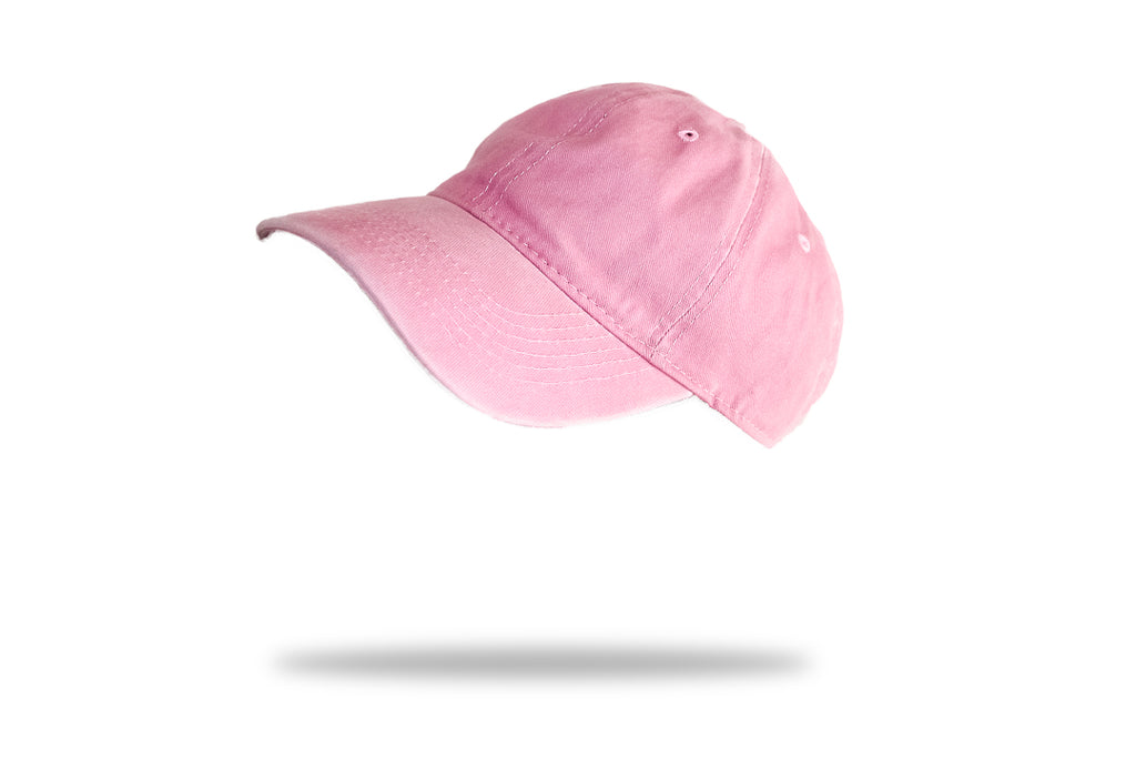 Boné de Algodão Rosa Claro · Liso · 6 Painéis | Pickles