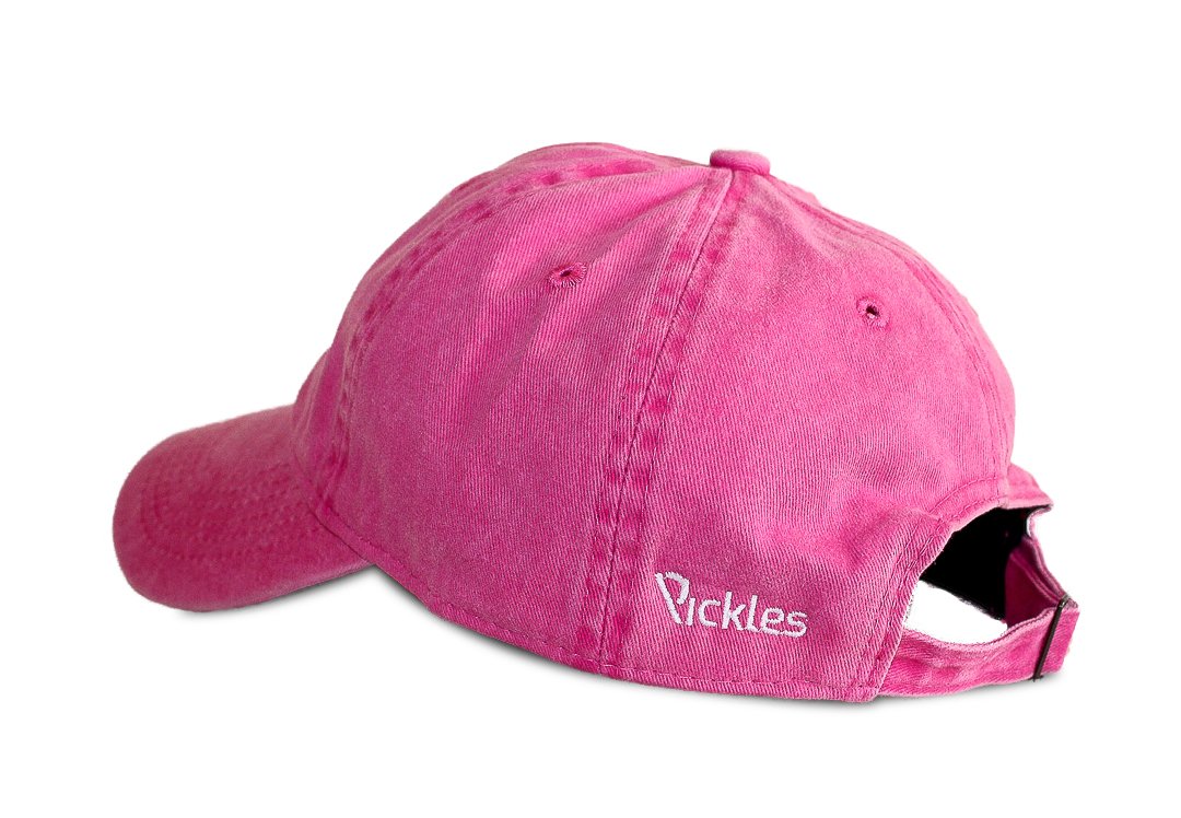 Boné Stone Wash Cor de Rosa · Bordado Onda · Algodão | Pickles