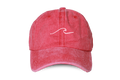 Boné Stone Wash Vermelho · Bordado Onda · Algodão | Pickles