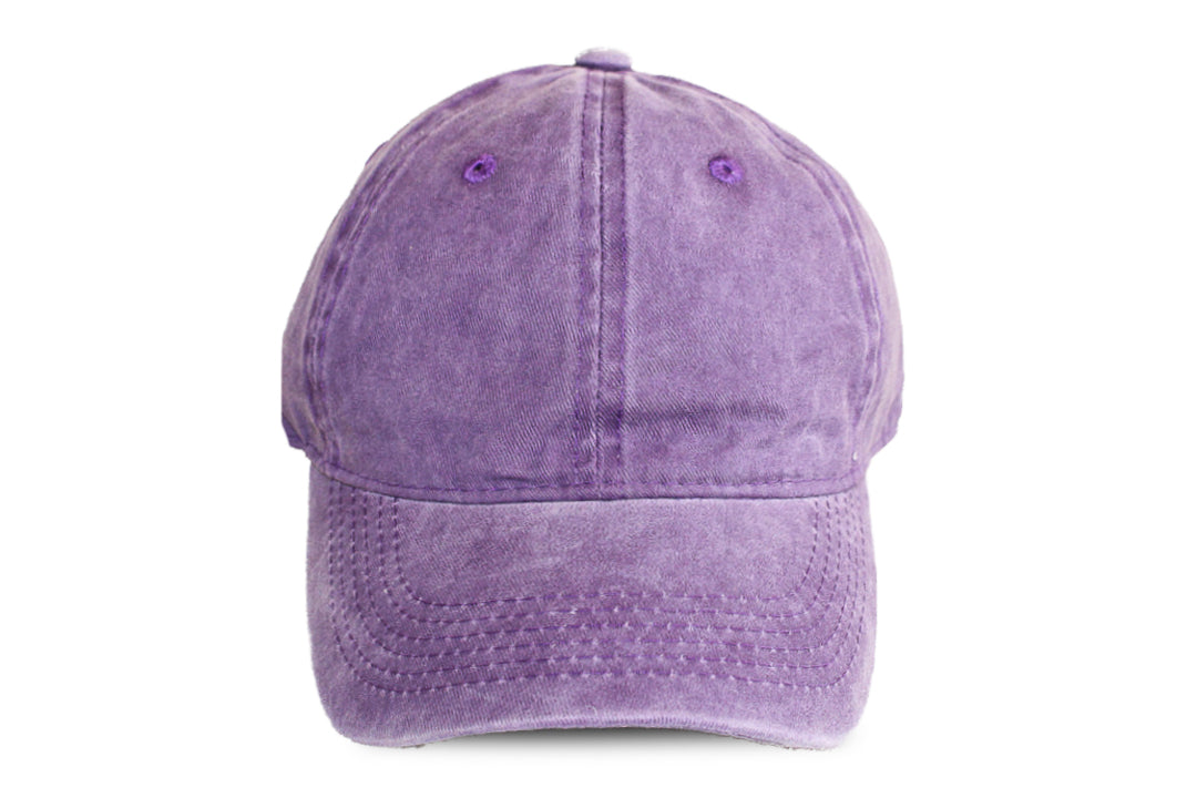 Boné de Algodão Roxo · Liso · 6 Painéis | Pickles