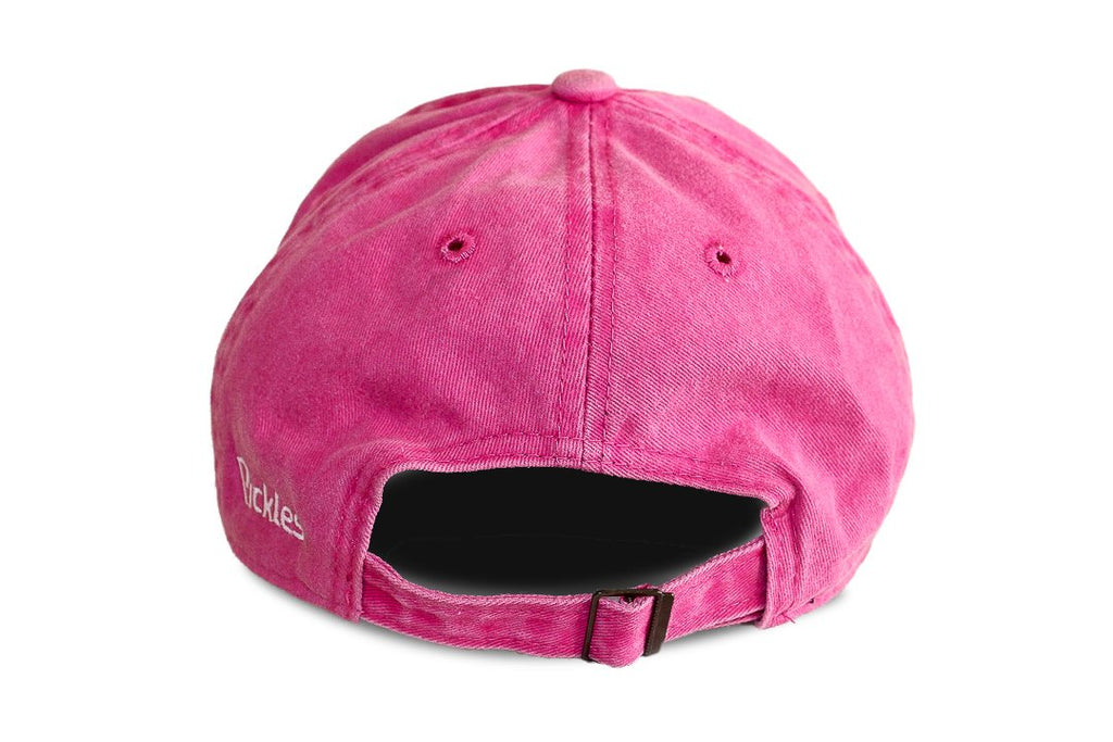 Boné Stone Wash Cor de Rosa · Bordado Onda · Algodão | Pickles