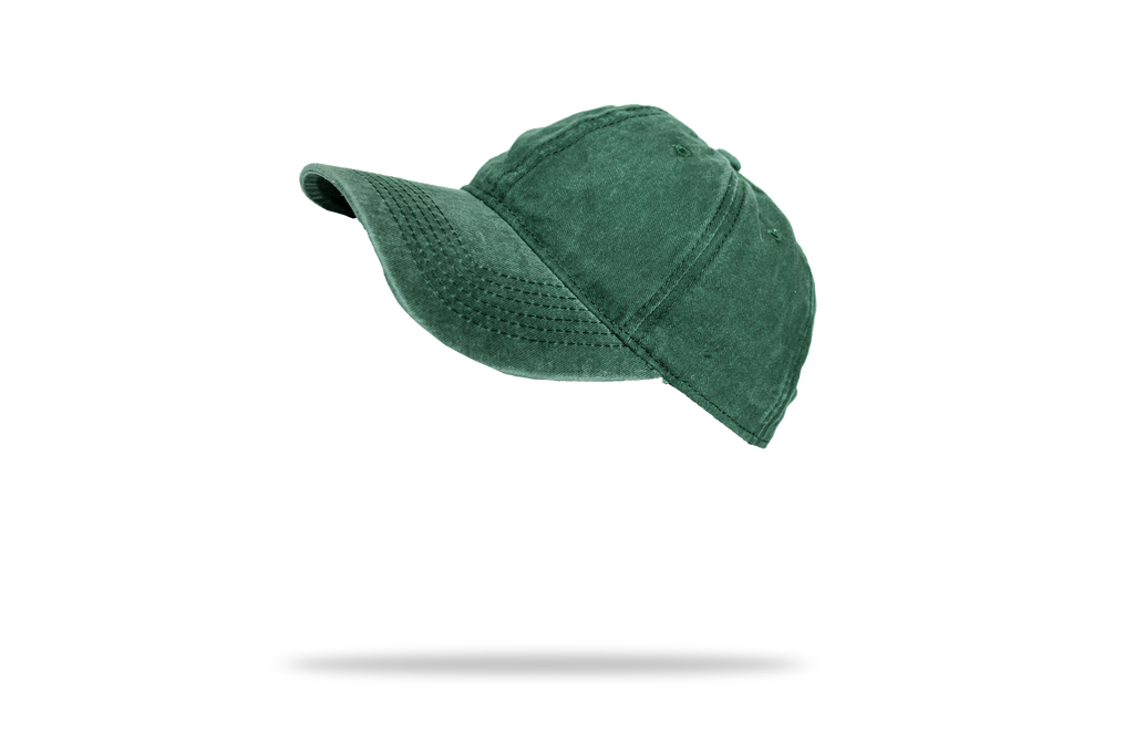 Boné de Algodão Verde · Liso · 6 Painéis | Pickles
