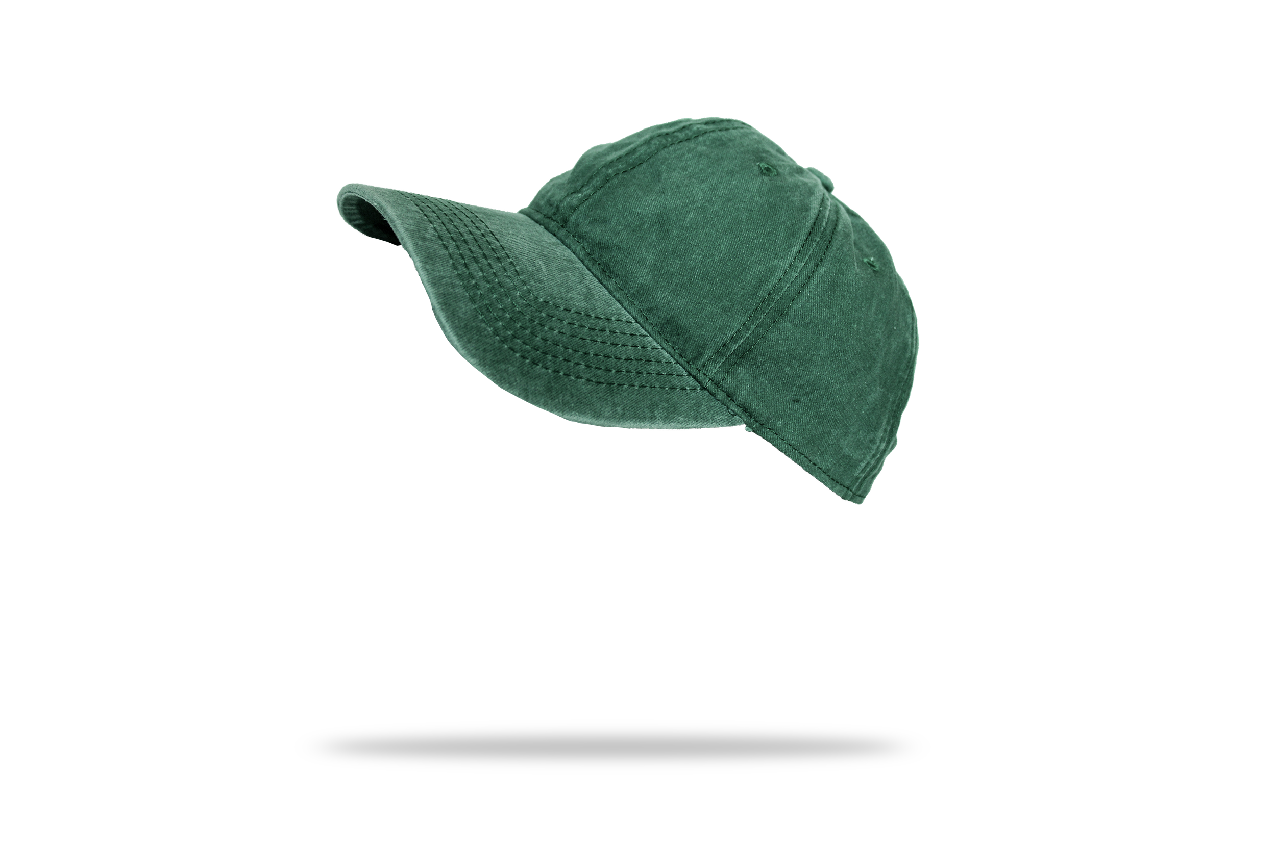 Boné de Algodão Verde · Liso · 6 Painéis | Pickles
