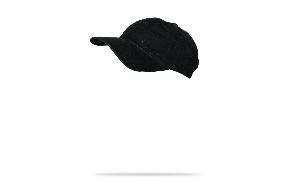 Boné de Algodão Preto · Liso · 6 Painéis | Pickles